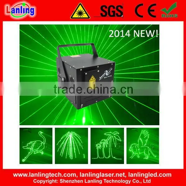 1 Watt Green Laser SD projector dj laser lights for sale