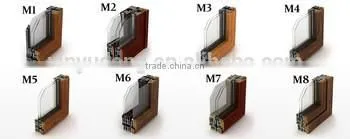 hot sale aluminum profile casement windows