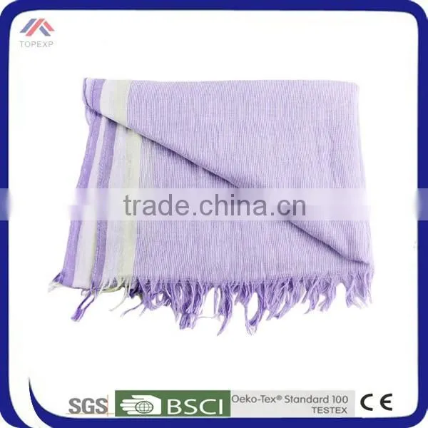Single Color Chiffon Scarf Crinkle Medium Scarf
