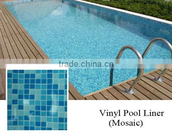 Swimming pool equipment 1.5mm thickness high quality pvc pool liner material