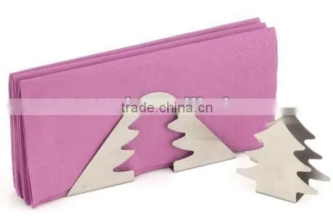 2 in 1 stainless steel tissue rack, napkin stand