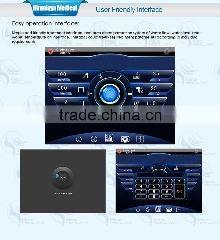 Best beauty machine hair removal diode laser machine 808nm