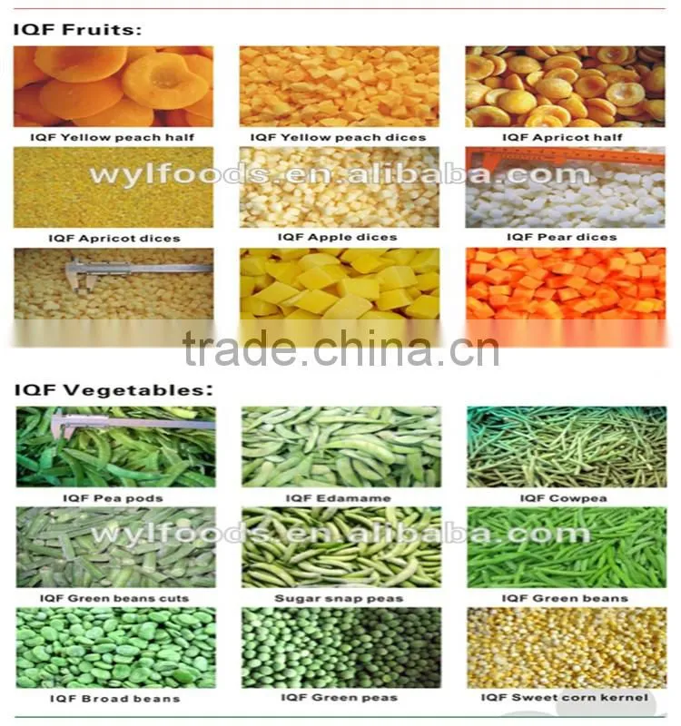IQF Frozen apricot dices best price good quality