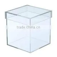 high hardness transparent acrylic box with lid