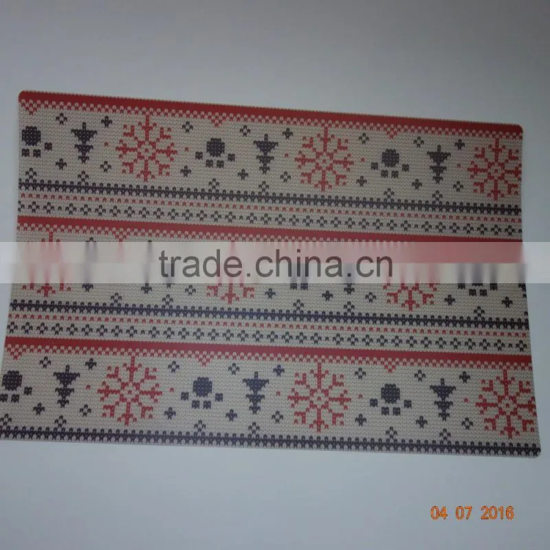 Wenzhou Custom full color printing PP table mat