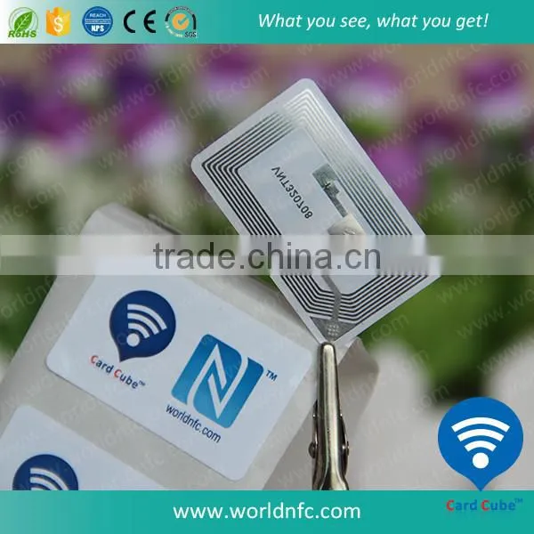 40*25MM Ntag213 Programmable Customized Printing Passive RFID Tag Rfid Sticker