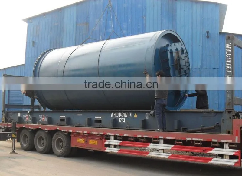 waste tyre pyrolysis plant recycling tyre to oil fast installation