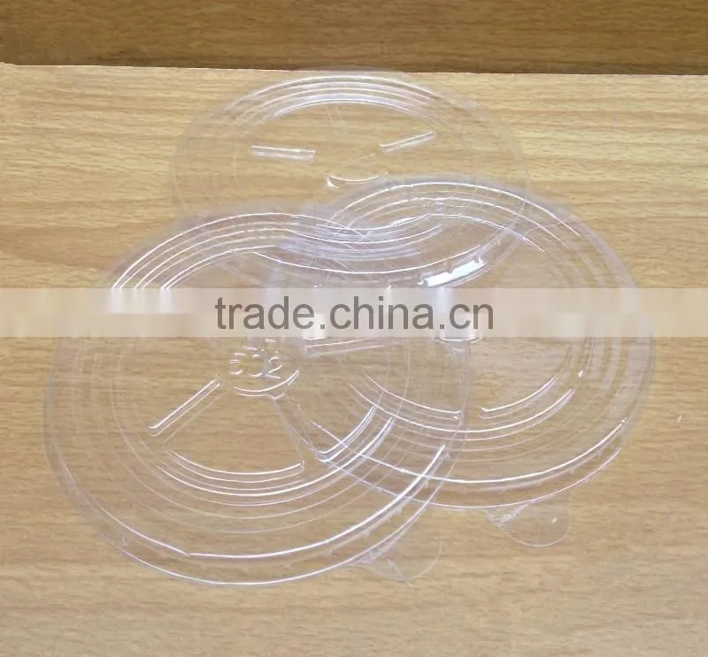 customized disposable clear plastic bowl lid