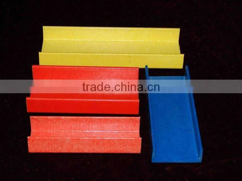 Pultruded UV resistant high strength Fiberglass Channel