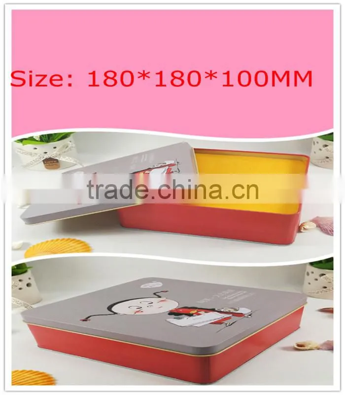 inner silk tray protected candy tin can packaging