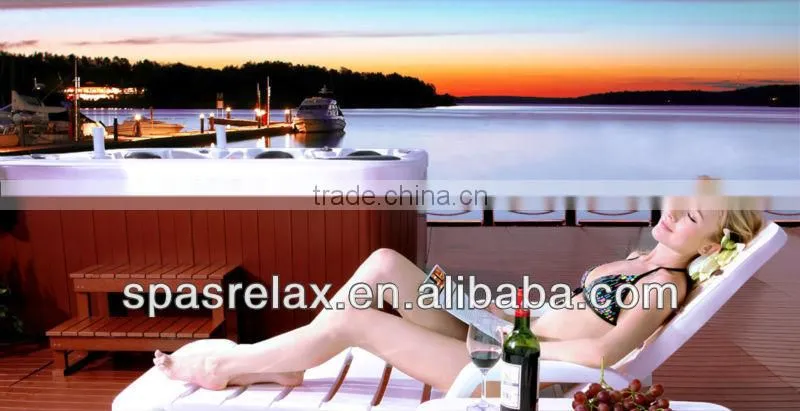 8 Person Party Massage Spa/Outdoor Hottub/european style massage bathtub -A860