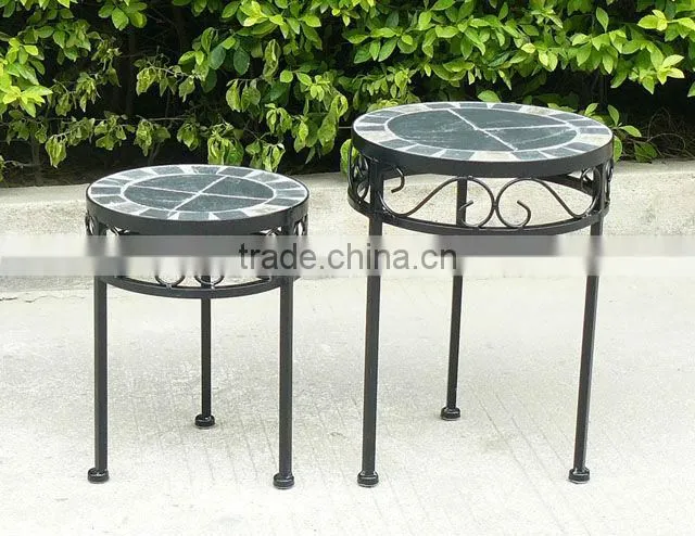 Antique White Metal Wedding Flower Planters