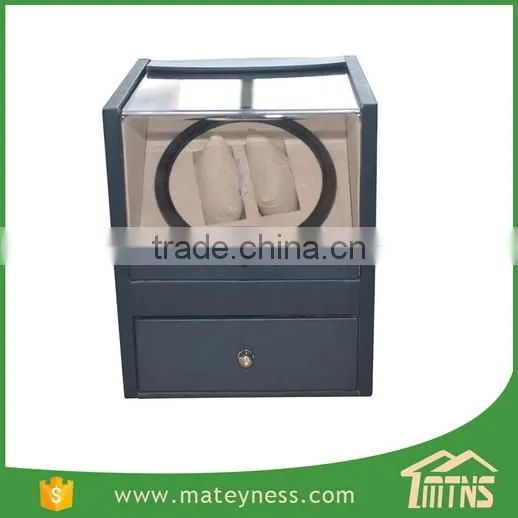 2+4 Automatic Rotation Leather AC/DC & Battery Operated China Watch Winder Box