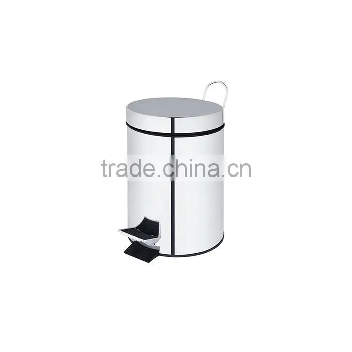 Metal Trash Can With lid