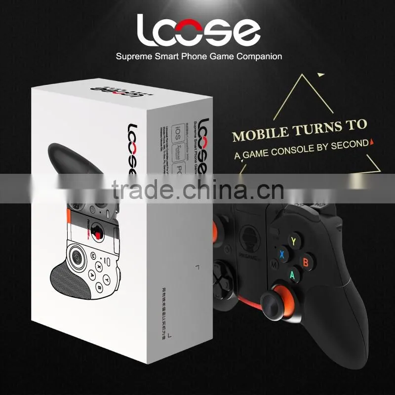 2017 hot lcose Bluetooth Hi-tech Smart Wireless Video Game Controller /Joystick/Gamepad Android & Smart TV
