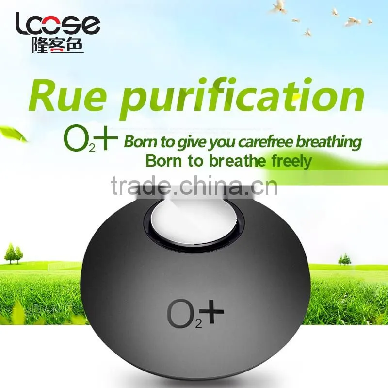 Portable O2+ mini auto car use air purifier high quality car air purifier clearner