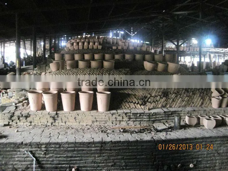 Terracotta pottery pot