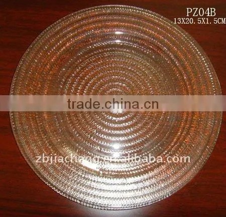 glass charger plates