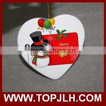 High quality ceramic ornament pendant with gold string