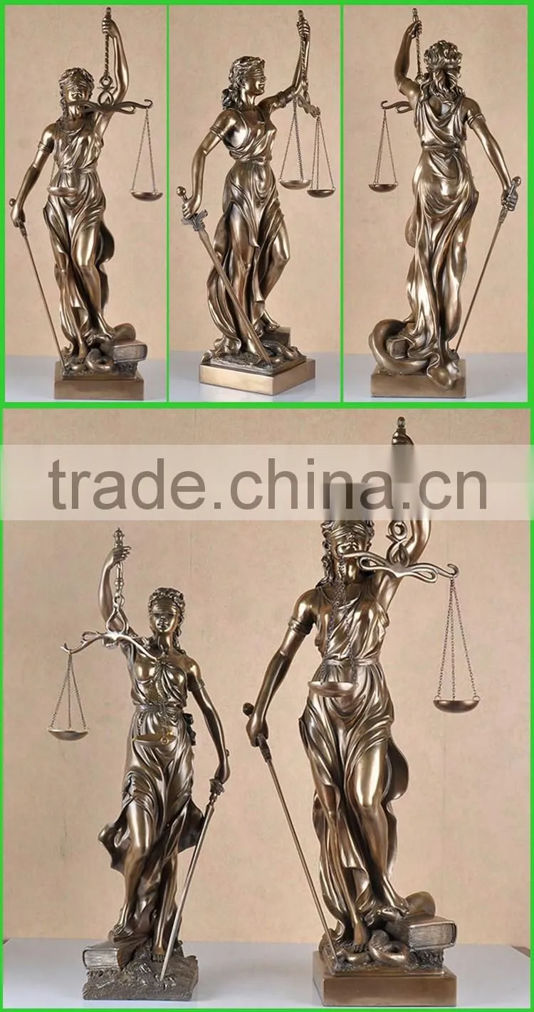 Handmade Greek Myth Goddess Themis Sculpture for Sale