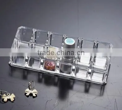hot selling transparent ps cosmetic lipstick container