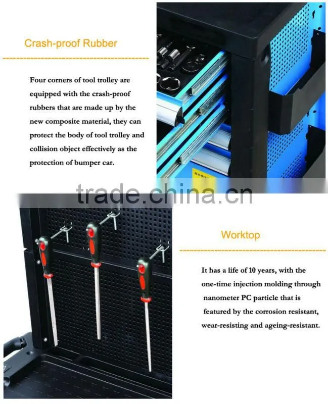 professional heavy duty metal stainless steel tool box roller cabinet