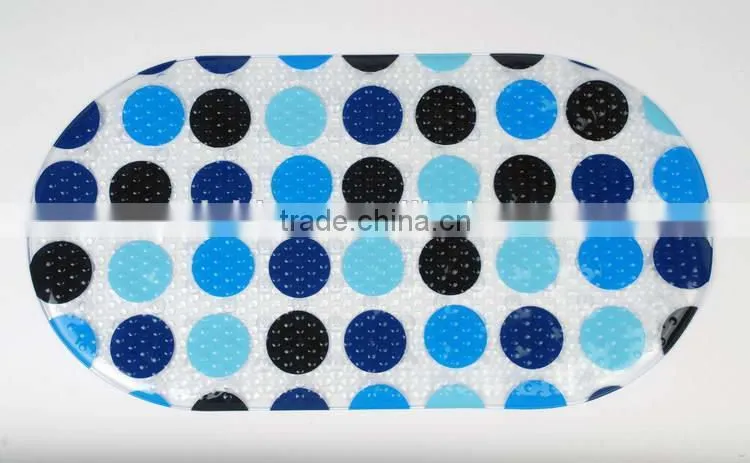 Customized density antique pvc anti slip bubble bath mat