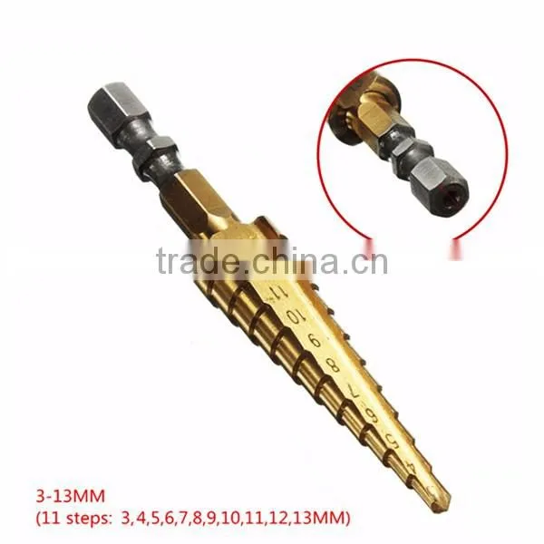 Step Down HSS Impact Driver Metric Drill Bits