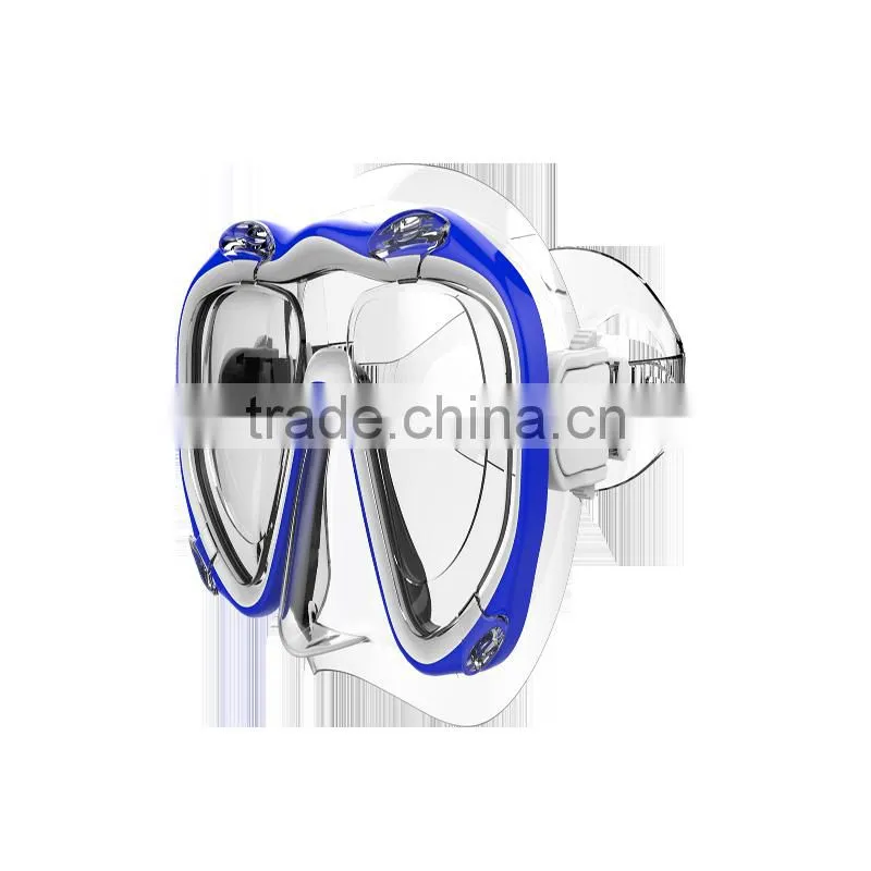 Hot Selling Customizable Tempered Glass Free Diving Mask