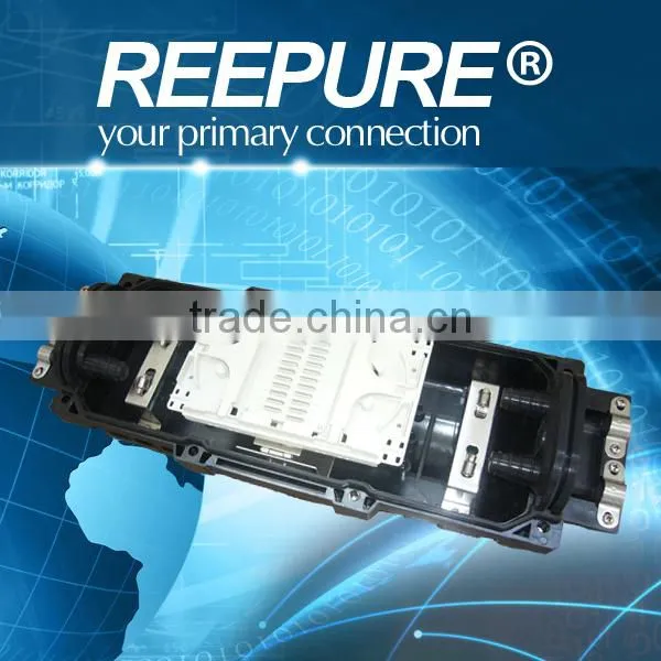 Fibre optic Splice Closure with 2 inlets/outlets