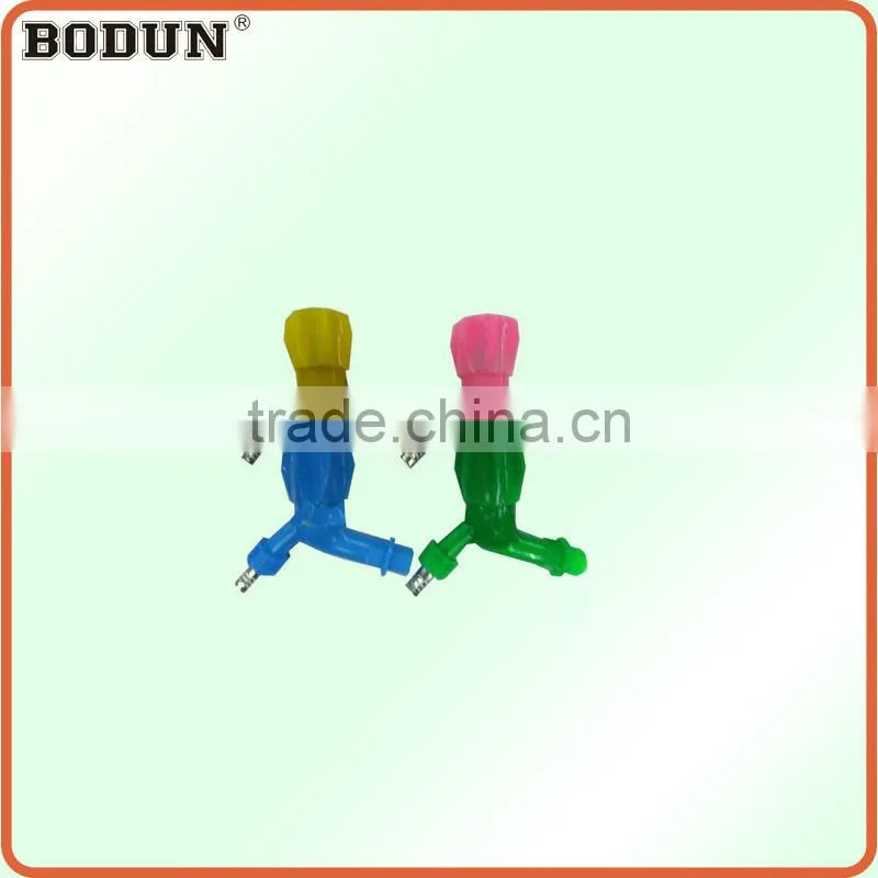 C3003 Small round head pvc plastic bibcock/shower faucet with metal mouth