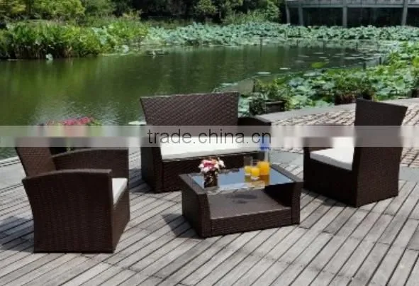 4 Piece Wicker Sofa Set Outdoor Rattan Furniture Rattan Sofa
