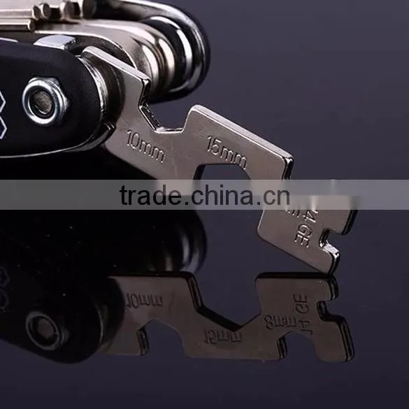 15 in 1 Bicycle Bike Multi Repair Tools Sets Spoke Wrench Screwdriver Kit