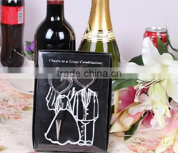 Creative Wine Bottle Opener/Metal Wine Bottle Opener/Promotional Wine Bottle Opener For Wedding
