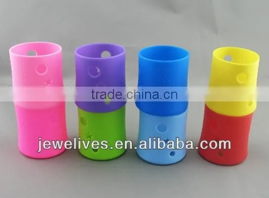 Various Size Glass Baby Water Bottle With Silicone Sleeve