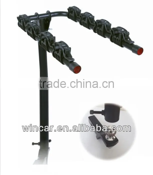 Automobile trailer ball type bicycle rack hitch bike rack 4 bikes car rack