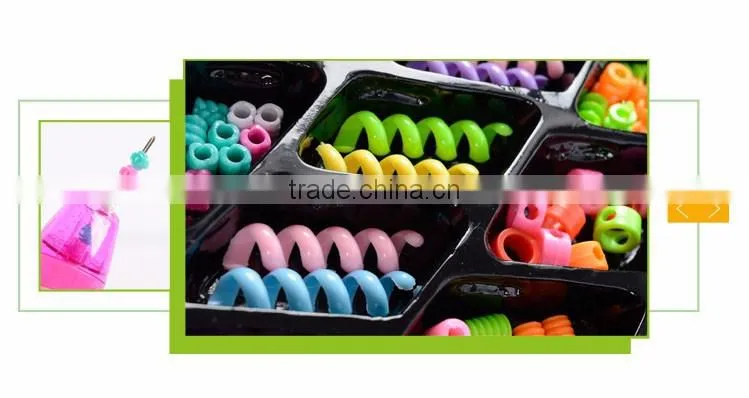 Hot selling girls toy fashion hair diy pyssla beads jewelry set