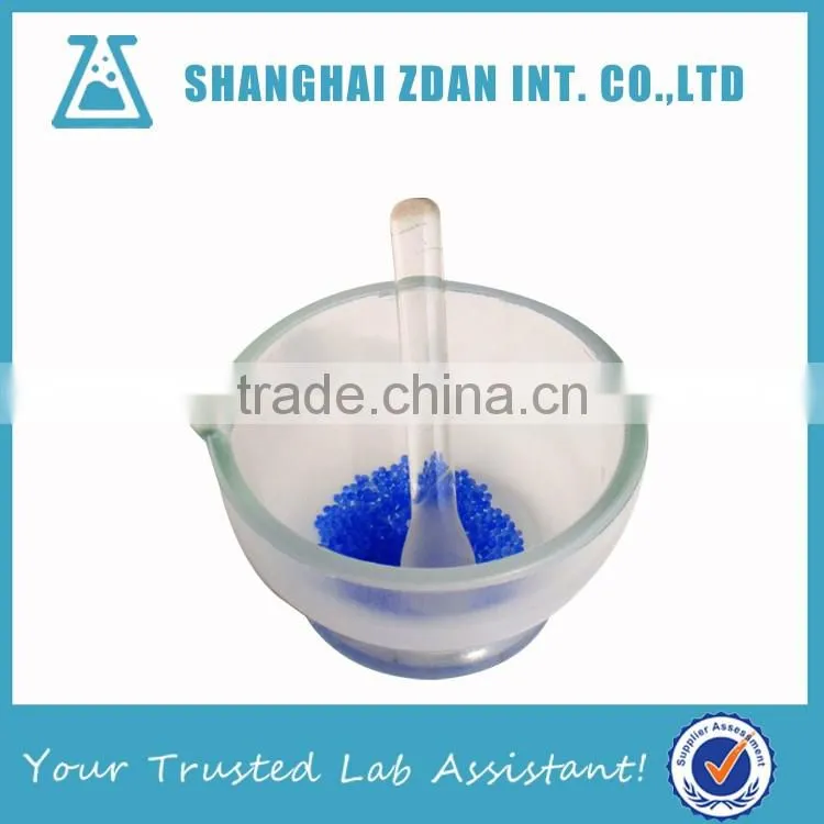Glass Mortar With Glass Pestle