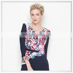 Custom-made Digital Printed Lady Dress with Pattern Design service and Fabric Service