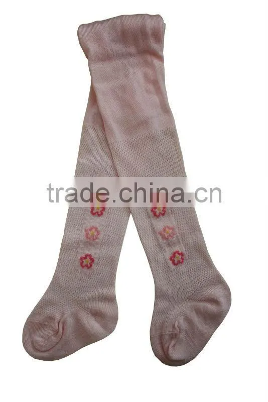 Pink baby sock pants