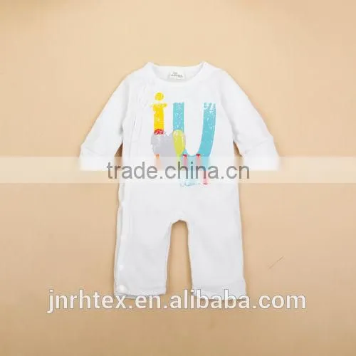 New design adult baby romper patter printing for promotion