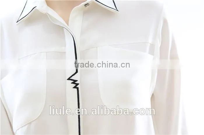 Summer Style Women Sexy Shirt Long Sleeve White Casual Lady Blouse Tops office shirt