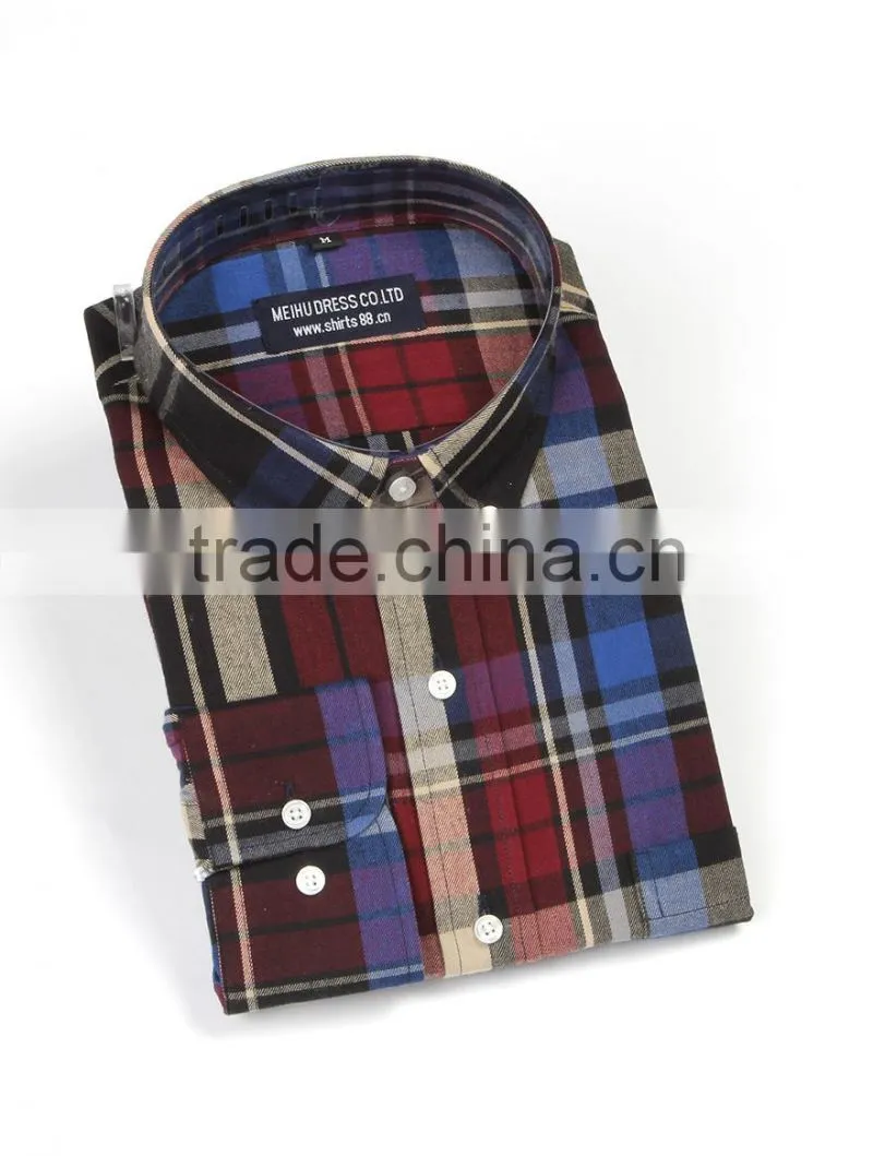 new fashion men dress shirt men causal shirt flannel plaid men shirt 2017