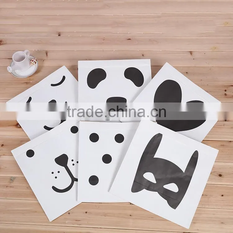 Popular Animal Cartoon Cute Heavy Kraft Bag Kids Toy Storage Bag