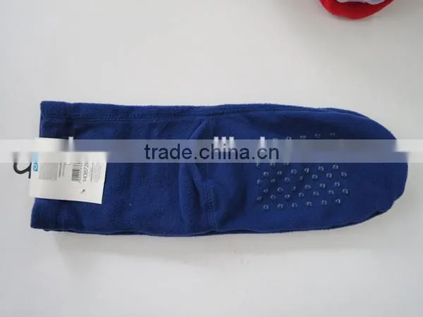 2017 fashion 100% polar fleece socks with customized logo