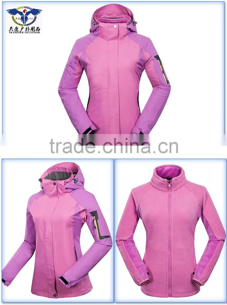 100% Polyester China Exporter Waterproof Woman Jacket In a Bag