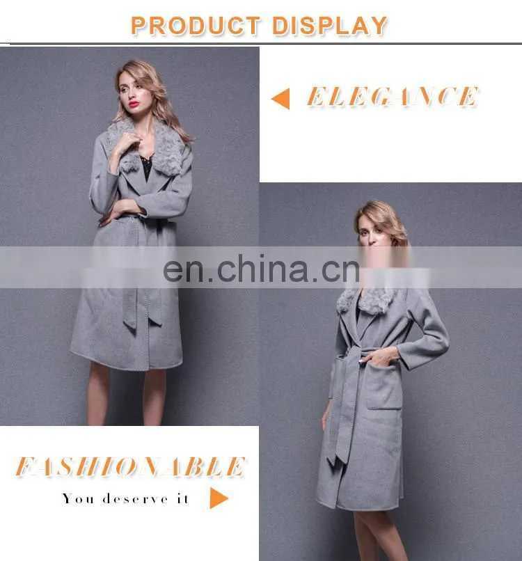 High-end new winter long sleeve double-sided cashmere coat wool coat coat