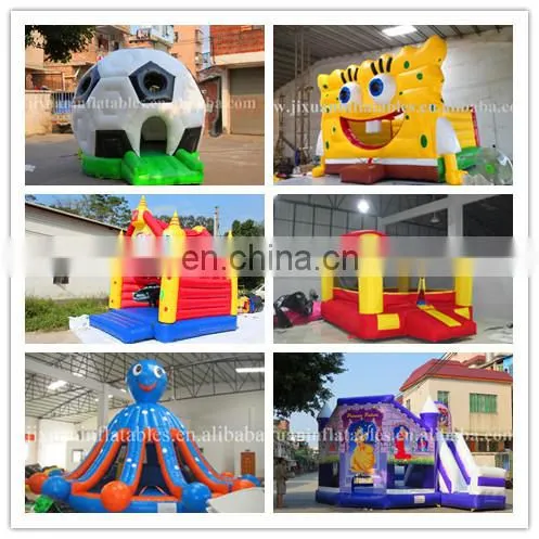 5 in 1 inflatable combo castle/inflatable bouncy castle/inflatable bouncers combo with art panel
