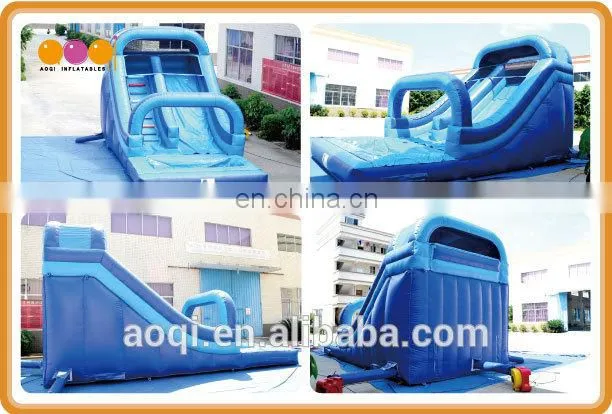 AOQI products water slide for pool inflatable with free EN14960 certificate