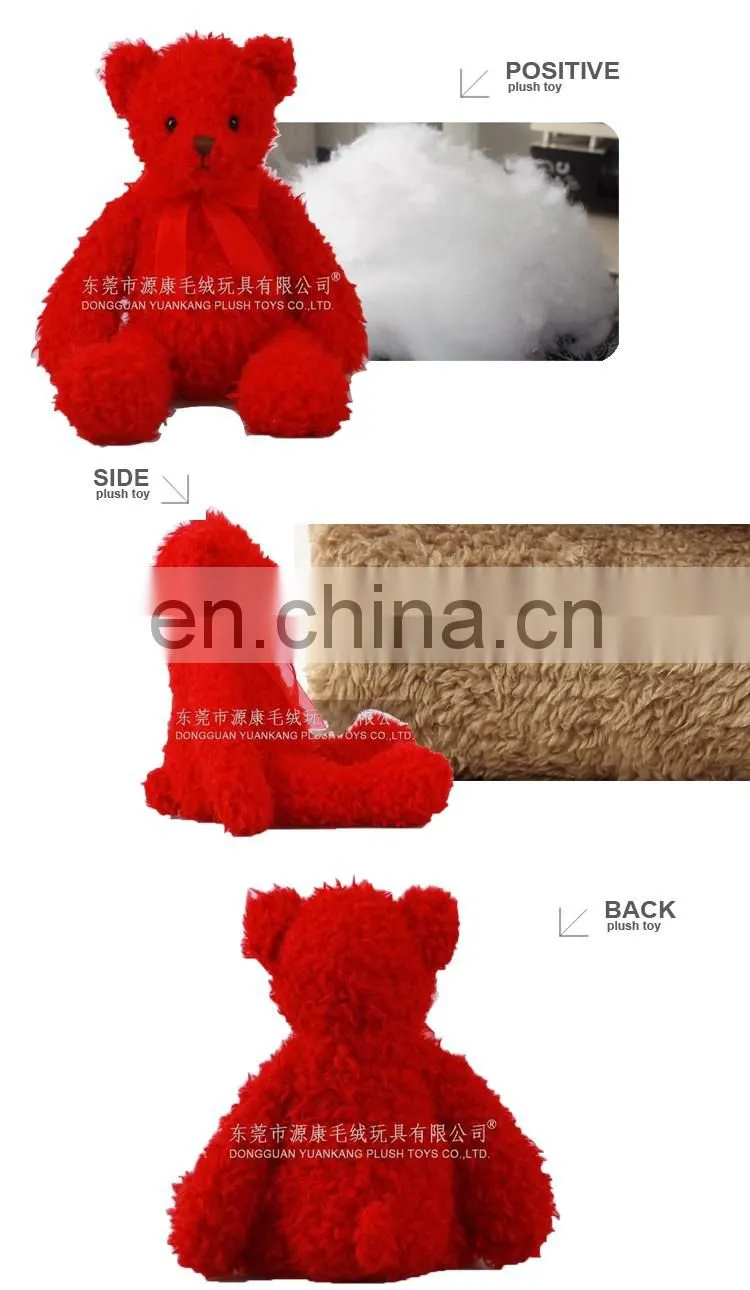 Colored 30cm valentines teddy bears toy wholesale